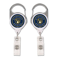 Wholesale-Milwaukee Brewers Retrct 2S Prem Badge Holders