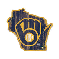 Wholesale-Milwaukee Brewers STATE SHAPE