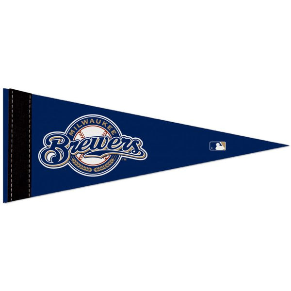 Wholesale-Milwaukee Brewers Secondary Logo Mini Pennant, bulk 4" x 10"