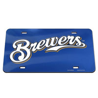 Wholesale-Milwaukee Brewers Specialty Acrylic License Plate