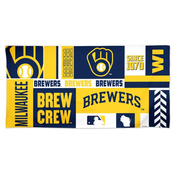 Wholesale-Milwaukee Brewers Spectra Beach Towel 30" x 60"