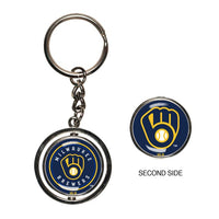 Wholesale-Milwaukee Brewers Spinner Key Ring