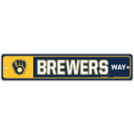 Wholesale-Milwaukee Brewers Street / Zone Sign 3.75" x 19"