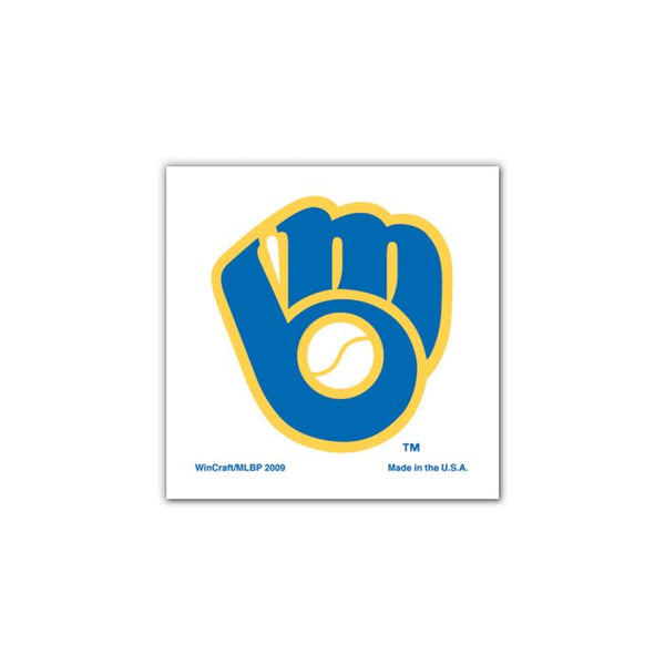 Wholesale-Milwaukee Brewers Tattoo 4 pack