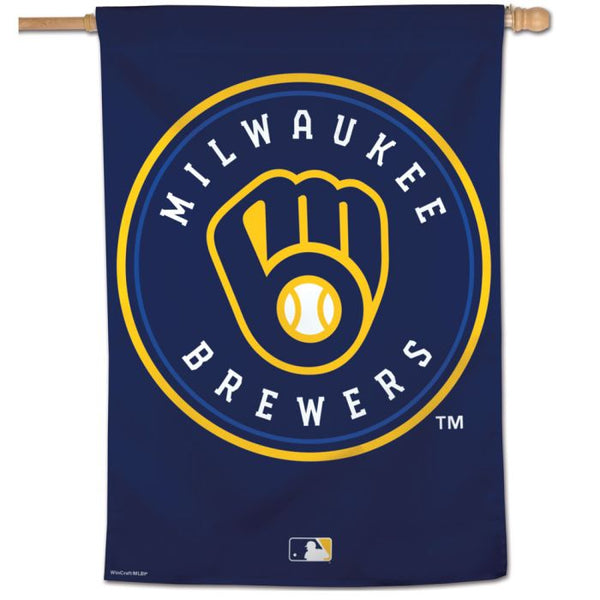 Wholesale-Milwaukee Brewers Vertical Flag 28" x 40"