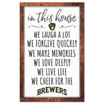 Wholesale-Milwaukee Brewers Wood Sign 11" x 17" 1/4" thick