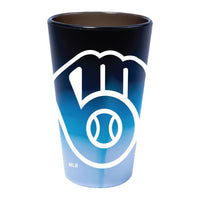 Wholesale-Milwaukee Brewers fashion 16 oz Silicone Pint Glass