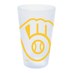 Wholesale-Milwaukee Brewers icicle 16 oz Silicone Pint Glass