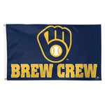 Wholesale-Milwaukee Brewers slogan Flag - Deluxe 3' X 5'