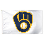 Wholesale-Milwaukee Brewers white Flag - Deluxe 3' X 5'