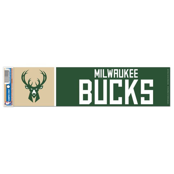 Wholesale-Milwaukee Bucks Bumper Strip 3" x 12"