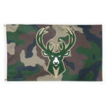 Wholesale-Milwaukee Bucks CAMO Flag - Deluxe 3' X 5'