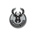 Wholesale-Milwaukee Bucks Chrome Free Form Auto Emblem