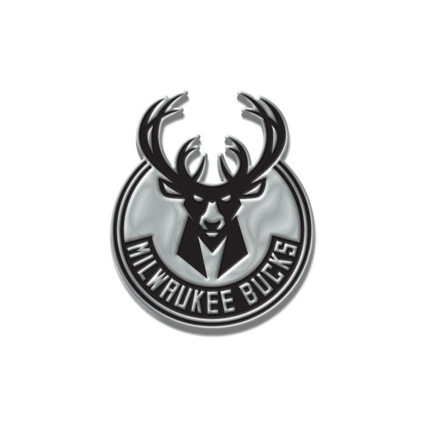 Wholesale-Milwaukee Bucks Chrome Free Form Auto Emblem