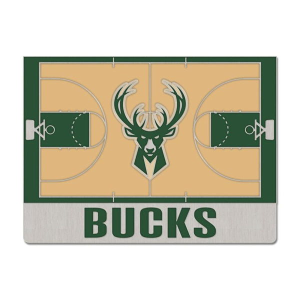 Wholesale-Milwaukee Bucks Court Collector Enamel Pin Jewelry Card