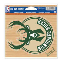 Wholesale-Milwaukee Bucks Die Cut Magnet 4.5" x 6"