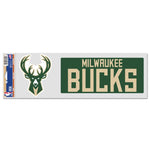 Wholesale-Milwaukee Bucks Fan Decals 3.75" x 12"