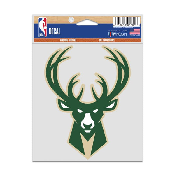 Wholesale-Milwaukee Bucks Fan Decals 3.75" x 5"