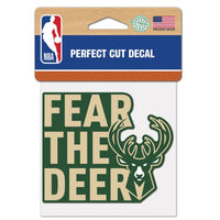 Wholesale-Milwaukee Bucks Fear the Deer Perfect Cut Color Decal 4" x 4"