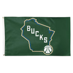 Wholesale-Milwaukee Bucks Flag - Deluxe 3' X 5'