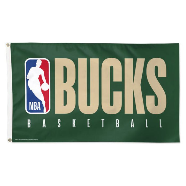 Wholesale-Milwaukee Bucks Flag - Deluxe 3' X 5'