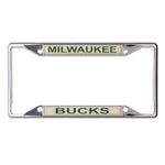 Wholesale-Milwaukee Bucks GLITTER Lic Plt Frame S/S Printed