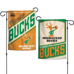 Wholesale-Milwaukee Bucks / Hardwoods Garden Flags 2 sided 12.5" x 18"