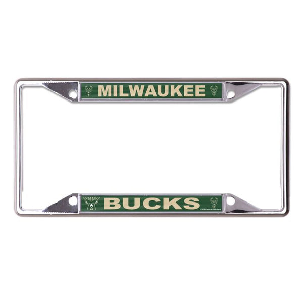 Wholesale-Milwaukee Bucks MEGA Lic Plt Frame S/S Printed