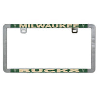 Wholesale-Milwaukee Bucks Metal Lic. Plate Frame Slim