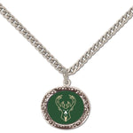 Wholesale-Milwaukee Bucks Necklace w/Charm Jewelry Card