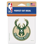 Wholesale-Milwaukee Bucks Perfect Cut Color Decal 4" x 4"