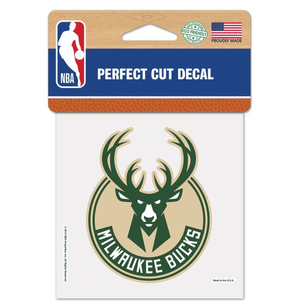 Wholesale-Milwaukee Bucks Perfect Cut Color Decal 4" x 4"