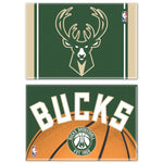 Wholesale-Milwaukee Bucks Rectangle Magnet, 2pack 2" x 3"