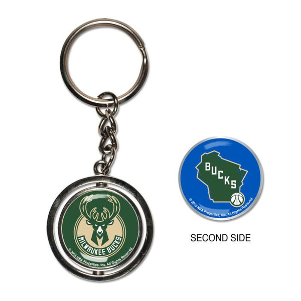 Wholesale-Milwaukee Bucks Spinner Key Ring