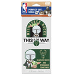 Wholesale-Milwaukee Bucks / Star Wars Mandalorian Perfect Cut Decal Set of two 4"x4"