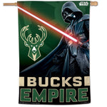 Wholesale-Milwaukee Bucks / Star Wars Star Wars Vertical Flag 28" x 40"