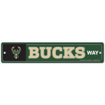 Wholesale-Milwaukee Bucks Street / Zone Sign 3.75" X 19"