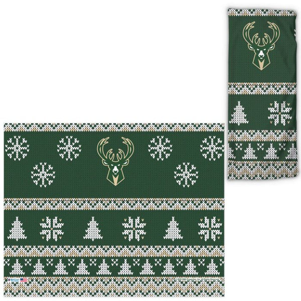 Wholesale-Milwaukee Bucks / Ugly Sweater Ugly Sweater Fan Wraps