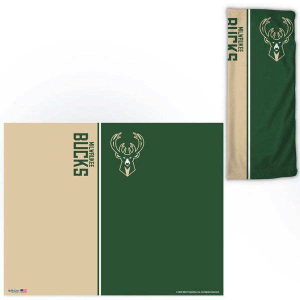 Wholesale-Milwaukee Bucks Vertical Split Fan Wraps