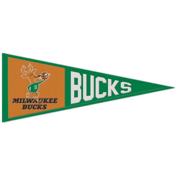 Wholesale-Milwaukee Bucks Wool Pennant 13" x 32"