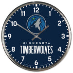 Wholesale-Minnesota Timberwolves Chrome Clock