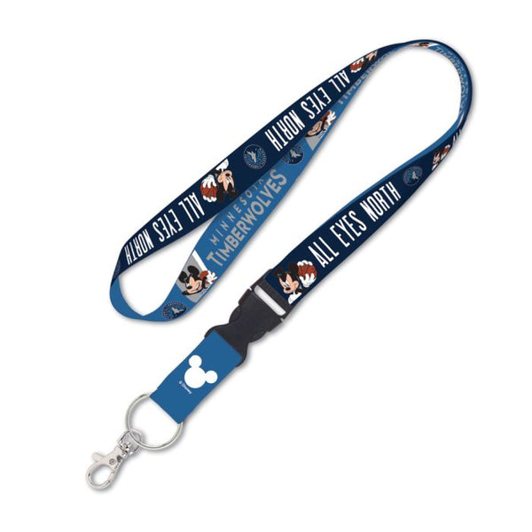 Wholesale-Minnesota Timberwolves / Disney Lanyard w/detachable buckle 1"