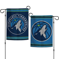 Wholesale-Minnesota Timberwolves Garden Flags 2 sided 12.5" x 18"