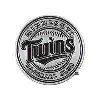 Wholesale-Minnesota Twins Chrome Free Form Auto Emblem