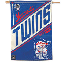 Wholesale-Minnesota Twins / Cooperstown Cooperstown Vertical Flag 28" x 40"