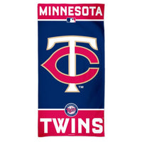 Wholesale-Minnesota Twins Fiber Beach Towel 9lb 30" x 60"