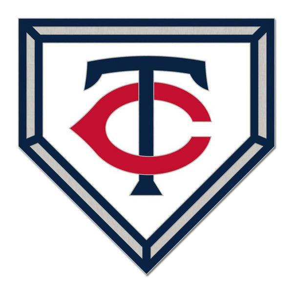 Wholesale-Minnesota Twins HOME PLATE Collector Enamel Pin Jewelry Card