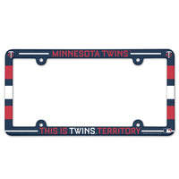 Wholesale-Minnesota Twins Lic Plate Frame Full Color