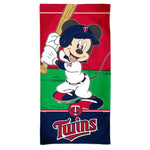 Wholesale-Minnesota Twins MICKEY Spectra Beach Towel 30" x 60"