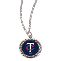 Wholesale-Minnesota Twins Necklace w/Charm Jewelry Card